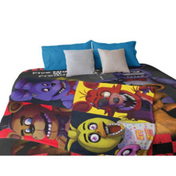 Five Nights At Freddys Fleece Freddy Fazbear Blanket Multicoloured (150Cm X 100Cm) - thumbnail 3