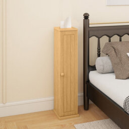 Gainoom Compact Toilet Tissue Storage Tower Toilet Paper Storage Holder-Natural - thumbnail 3