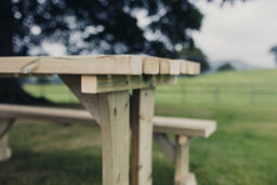 Churnet Valley Garden Furniture Ltd Churnet Valley Lunar Wooden Garden Picnic Table (180Cm) - thumbnail 2