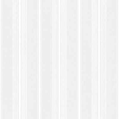 Galerie Stripes And Damask 2 Silver Grey Cushion Stripe Smooth Wallpaper - image 1