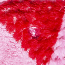 OHS Heart Waffle Sherpa Fleece Reversible Duvet Cover Bedding Set, Single - thumbnail 4