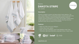 Rapport Home Dakota Stripe Bath Sheet Pure Cotton Green - thumbnail 4