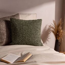 Yard Cabu Khaki Boucle Indoor Cushion, (L)45Cm X (W)45Cm - thumbnail 4