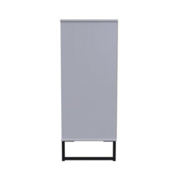 Beijing 5 Drawer Chest Of Drawers In Grey Ash (Ready Assembled) - thumbnail 2
