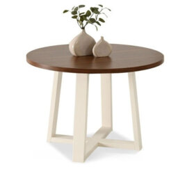 Arian Modern Extendable Dining Table 100-180X100 Cm Stylish Walnut And Black Design With Wooden Legs - thumbnail 5