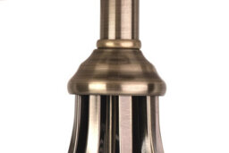 Lighting Supermarket Queenswood Traditional Barley Twist Table Lamp With Natural Linen Drum Shade- Antique Brass - thumbnail 4