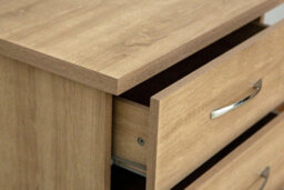 Seconique Nevada 5 Drawer Narrow Chest Sonoma Oak Effect - thumbnail 5