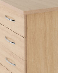 Seconique Nevada 5 Drawer Narrow Chest Sonoma Oak Effect - thumbnail 4