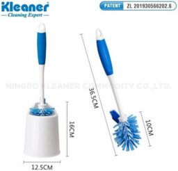 Toilet Brush And Holder Set Wc Bathroom Accessories Deep Cleaning Freestanding - thumbnail 2