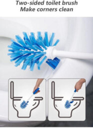 Toilet Brush And Holder Set Wc Bathroom Accessories Deep Cleaning Freestanding - thumbnail 5
