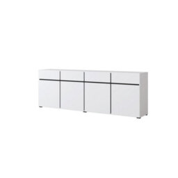 Arte Kross 25 Sideboard Cabinet In White - W2250mm H780mm D400mm Sleek And Spacious - thumbnail 1