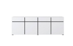 Arte Kross 25 Sideboard Cabinet In White - W2250mm H780mm D400mm Sleek And Spacious - thumbnail 4