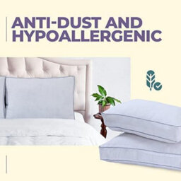 Nod Off 100% Egyptian Cotton Box Designed For Side Sleeper Pillow, Bounce Back Hypoallergenic - Pack Of 1 - thumbnail 6