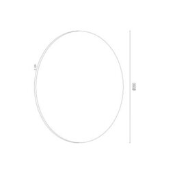 Luminosa Lighting Luminosa Oregon Plus 20Cm Flush Wall Lamp Red 580Lm 3000K - thumbnail 4