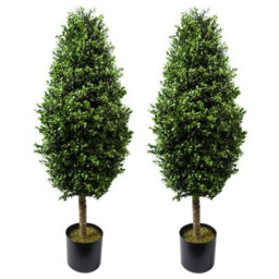 Leaf 120Cm Outdoor Buxus Ball Cone Artificial Tree Uv Resistant Outdoor - thumbnail 1