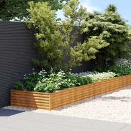 Berkfield Garden Raised Bed 1150X100X36 Cm Corten Steel - thumbnail 1