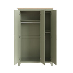 Gfw Lancaster 4 Piece Bedroom Set - Wardrobe Chest Of Drawers Bedside - Sage Green - thumbnail 3