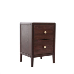 Cabinet Bits Vito 2 Drawer Brown Bedside Table - thumbnail 2
