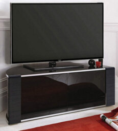 "Mda Designs Sirius 850 Black Remote Friendly Beam Thru Glass Door Up To 40"" Lcd/plasma/led Cabinet Tv Stand" - thumbnail 5