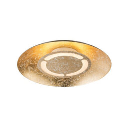 Luminosa Lighting Luminosa Tabea 35Cm Integrated Led Semi Flush Ceiling Light Gold Colors Led 3000K - thumbnail 2