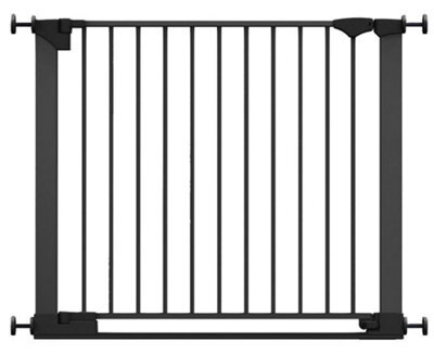 Safetots Safestep Gate, Black, 89Cm - 96Cm, Extra Low Walkthough, 74Cm Extra Wide Doorway, One Piece Extra Wide Baby Gate - image 1