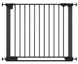 Safetots Safestep Gate, Black, 89Cm - 96Cm, Extra Low Walkthough, 74Cm Extra Wide Doorway, One Piece Extra Wide Baby Gate - thumbnail 1