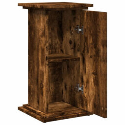 Walplus Display Stand With Storage Smoked Oak 31X30X60 Cm Engineered Wood - thumbnail 6