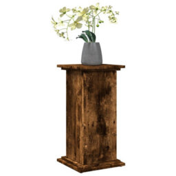 Walplus Display Stand With Storage Smoked Oak 31X30X60 Cm Engineered Wood - thumbnail 3