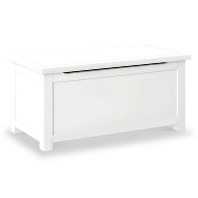 Cornish White Ottoman Blanket Box - Fully Assembled By Roseland Furniture - image 1