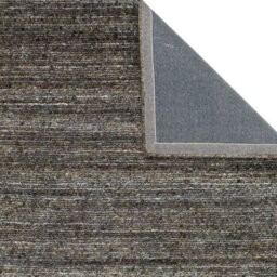 Modern Striped Easy To Clean Grey Wool Rug For Living Room & Bedroom-160Cm X 230Cm - thumbnail 2