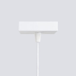 Sollux Lighting Karbon Aluminum White 1 Lights Minimalist Pendant Ceiling Light - thumbnail 8
