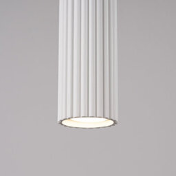 Sollux Lighting Karbon Aluminum White 1 Lights Minimalist Pendant Ceiling Light - thumbnail 9