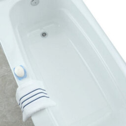 Slips Away Non Slip Adhesive Bath Mat - Ultra Thin And Discreet - Anti Skid Textured Vinyl 40Cm X 86Cm - White - thumbnail 3