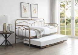 Flintshire Furniture Axton Single 3Ft Day Bed Antique Bronze Metal Bed Frame - thumbnail 2