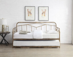 Flintshire Furniture Axton Single 3Ft Day Bed Antique Bronze Metal Bed Frame - thumbnail 3