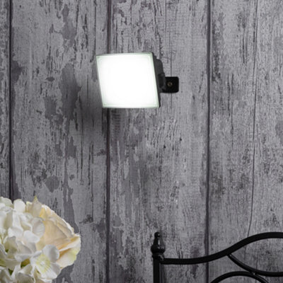 Litecraft Akos Black 20 Watt Led Ip65 Outdoor Wall Flood Light - image 1