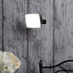 Litecraft Akos Black 20 Watt Led Ip65 Outdoor Wall Flood Light - thumbnail 1