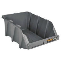 Urbn-Living Urbnliving 20Cm Height G-40 Grey Plastic Wall Mounted Stacking Storage Organiser Bins Tool Diy Shelving Rack 1 Drawer