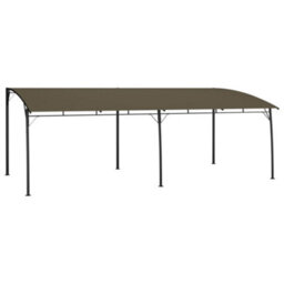 Berkfield Garden Sunshade Awning 6X3X2.55 M Taupe - thumbnail 1