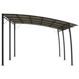 Berkfield Garden Sunshade Awning 6X3X2.55 M Taupe - thumbnail 3