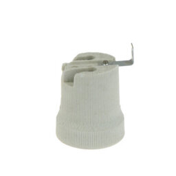 E27 Batten Lamp Holder Ceramic Lamp Socket E27 Durable Heat Resistant Ceiling And Pendant Fitting - thumbnail 1