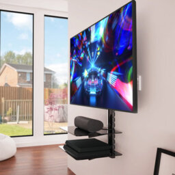 "Avf All-In-One Tilt & Turn Tv Wall Mount With Av Shelving For Tvs Up 37- 60""" - thumbnail 5