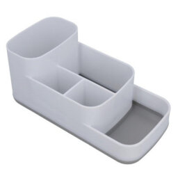 AB Tools Bathroom Organiser Storage Holder For Make Up Toothbrush Grooming Essentials - thumbnail 1