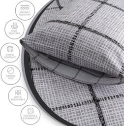 Pamposh King Size Duvet Cover Sets - Premium Brushed Microfiber Reversible - Hypoallergenic King Duvet Cover With Zipper Closure - thumbnail 7