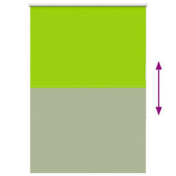 Berkfield Durable Roller Blind Blackout Leaves Green 115X130 Cm Fabric Width 110.7 Cm Polyester - thumbnail 9