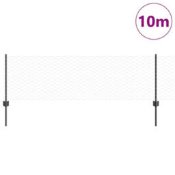 Berkfield Fence Posts 5 Pcs U-Channel Grey 60 Cm Steel - thumbnail 3