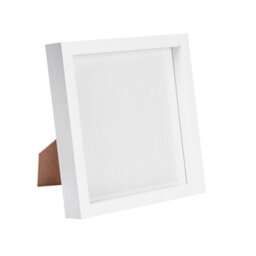 "Nicola Spring 8 X 8"" Photo Frame - 3D Photo Frame Picture Frame Box Portrait Display Case With Spacer (22.5 X 22.5Cm)" - thumbnail 1