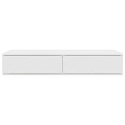 Berkfield Bed Drawers White 75X36.5X16.5 Cm Made From Engineered Wood - thumbnail 6