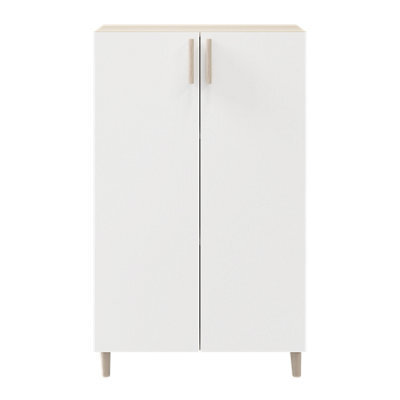 GoodHome Atomia Matt White Oak Effect Cabinet (H)1235mm (W)750mm (D)350mm - image 1