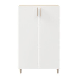 GoodHome Atomia Matt White Oak Effect Cabinet (H)1235mm (W)750mm (D)350mm - thumbnail 1